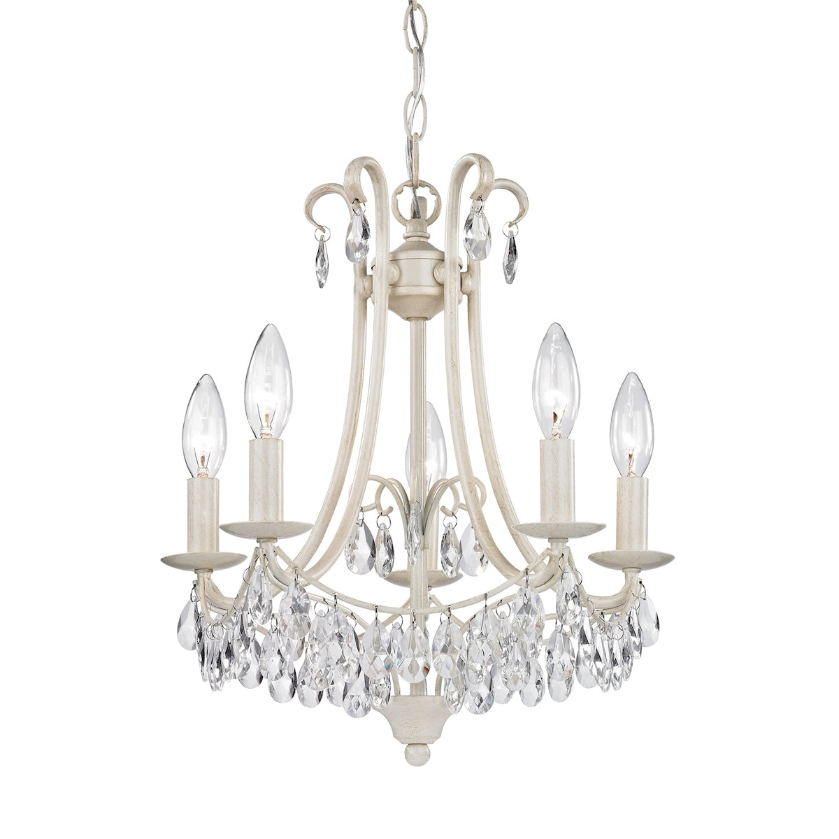 ELK Home - 122-021 - Five Light Chandelier - Mini Victorian - Antique Cream