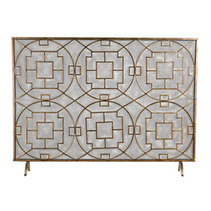 ELK Home - 51-10160 - Fire Screen - Geometric - Antique Bronze