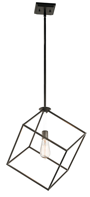 Kichler - 42525OZ - One Light Pendant - Cartone - Olde Bronze