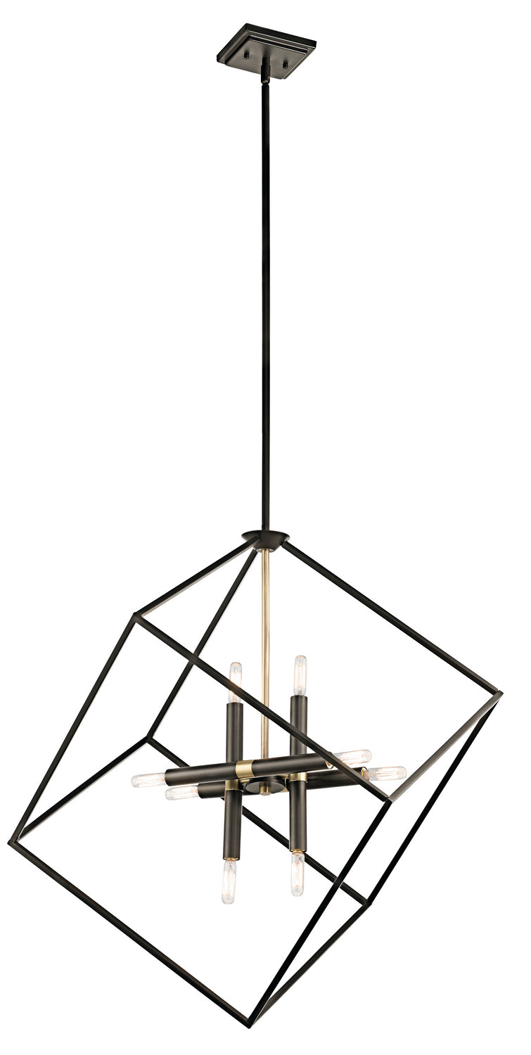 Kichler - 42526OZ - Eight Light Pendant - Cartone - Olde Bronze