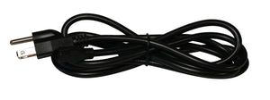 American Lighting - ALC-PC6-BK - 6 Foot Grounded Power Cord - LED Complete - Black