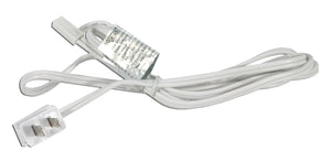 American Lighting - ALC-PC6-WH - 6 Foot Grounded Power Cord - LED Complete - White