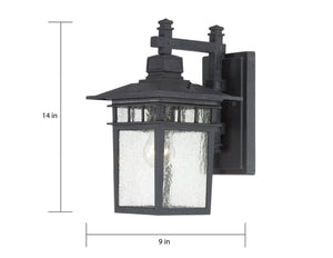 Nuvo Lighting - 60-4959 - One Light Wall Lantern - Cove Neck - Textured Black