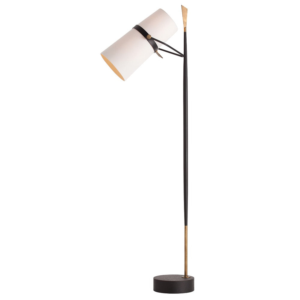 Arteriors - 79680 - Two Light Floor Lamp - Yasmin - Antique Black