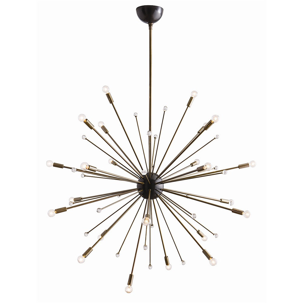 Arteriors - 89979 - 24 Light Chandelier - Imogene - Vintage Brass