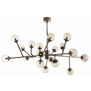 Arteriors - 89981 - 18 Light Chandelier - Dallas - Brown Nickel