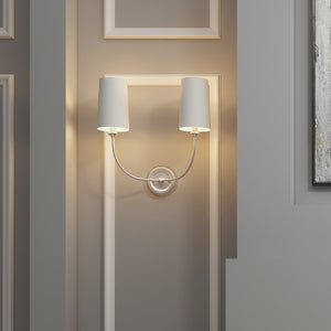 Crystorama - 2242-PN - Two Light Wall Sconce - Sylvan - Polished Nickel