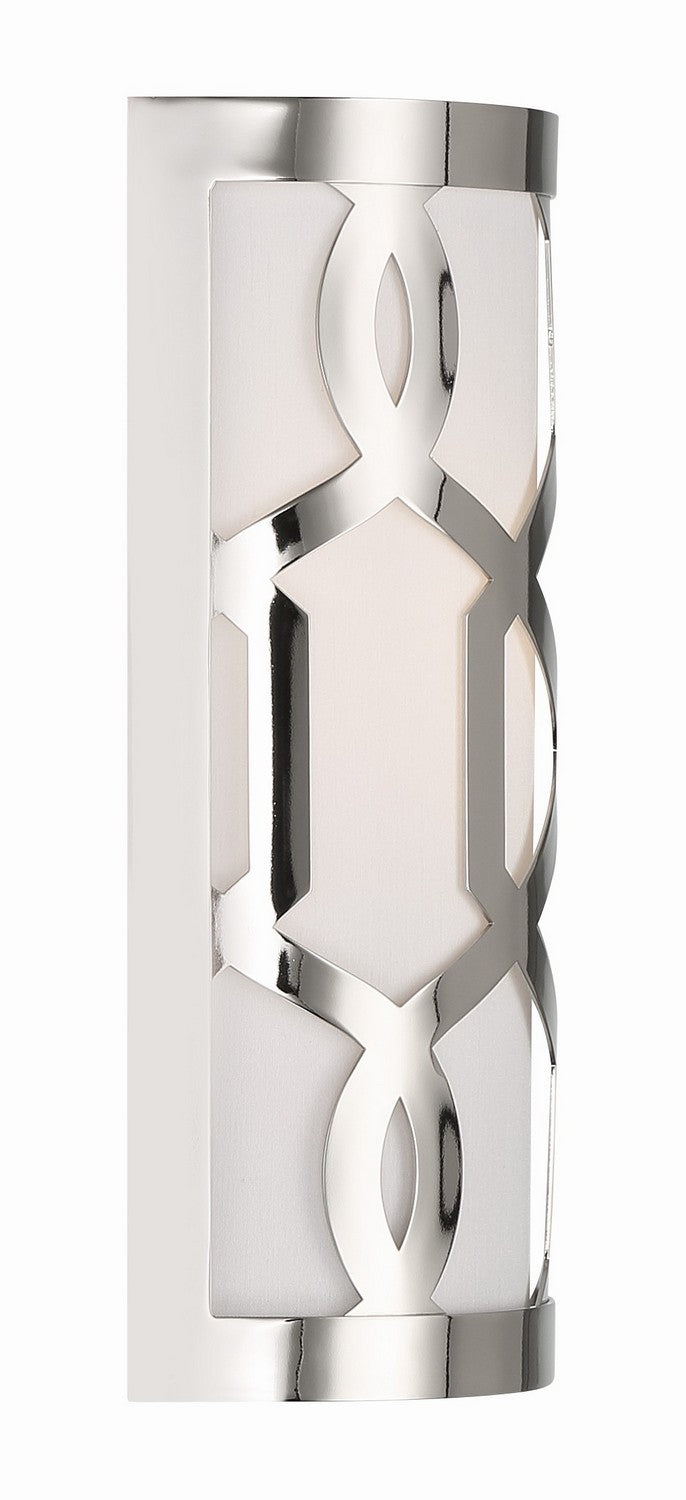 Crystorama - 2262-PN - One Light Wall Sconce - Jennings - Polished Nickel