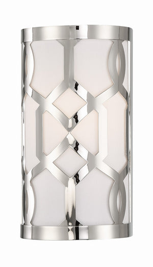 Crystorama - 2262-PN - One Light Wall Sconce - Jennings - Polished Nickel