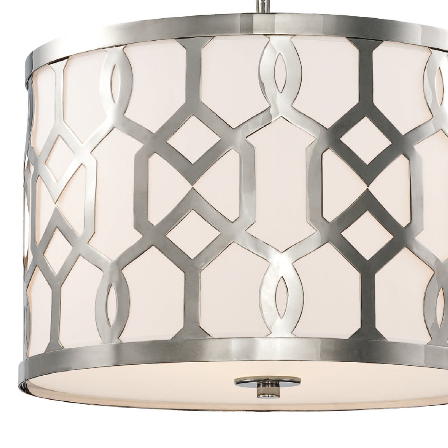 Crystorama - 2265-PN - Three Light Chandelier - Jennings - Polished Nickel