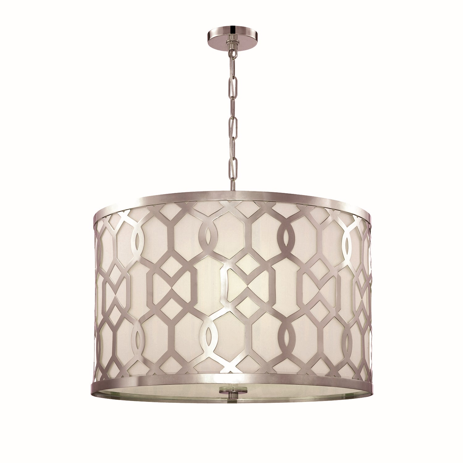 Crystorama - 2266-PN - Five Light Chandelier - Jennings - Polished Nickel