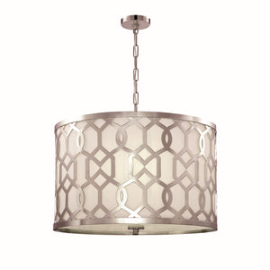 Crystorama - 2266-PN - Five Light Chandelier - Jennings - Polished Nickel