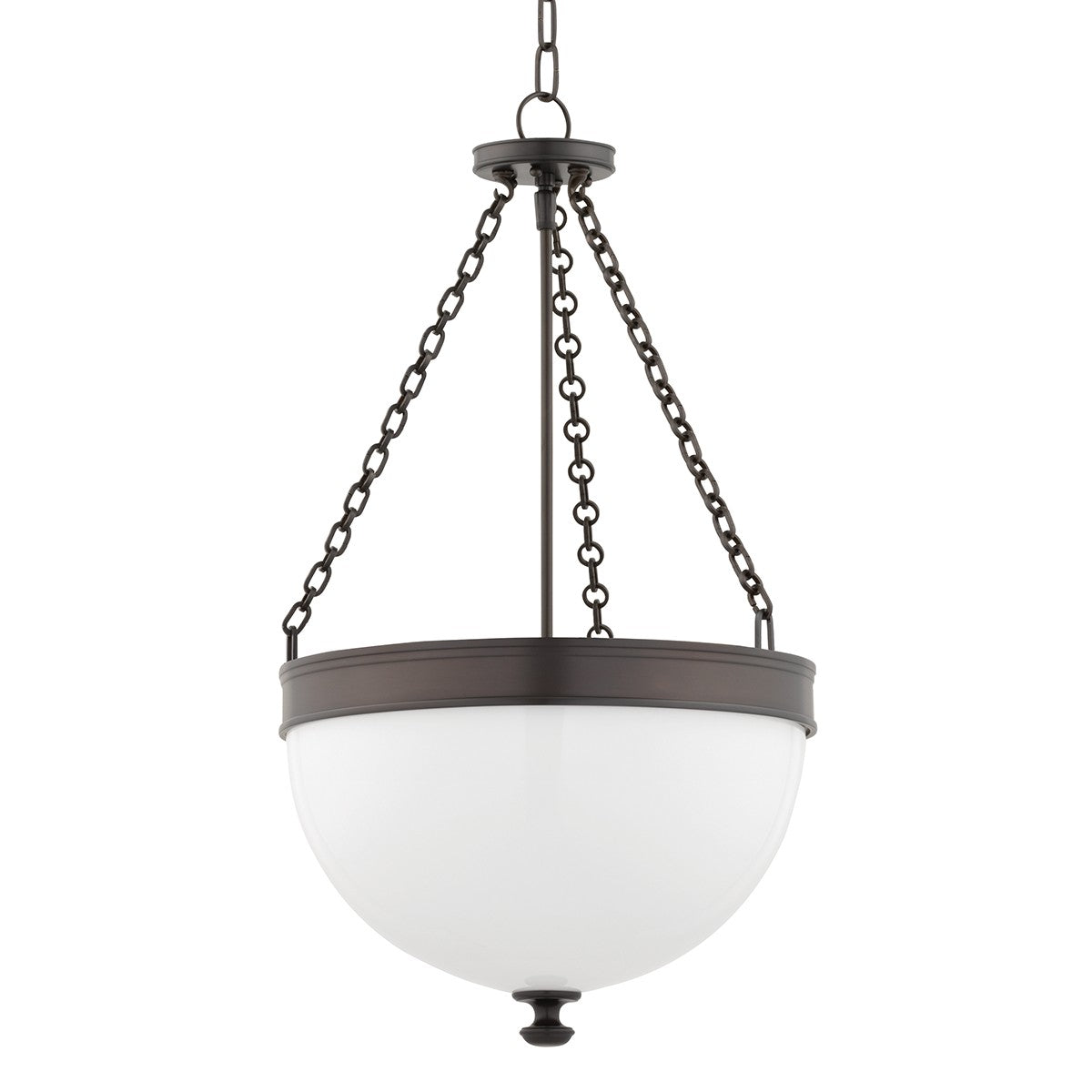 Hudson Valley - 327-HB - Three Light Pendant - Barrington - Historic Bronze