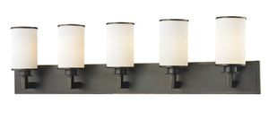 Z-Lite - 413-5V - Five Light Vanity - Savannah - Olde Bronze