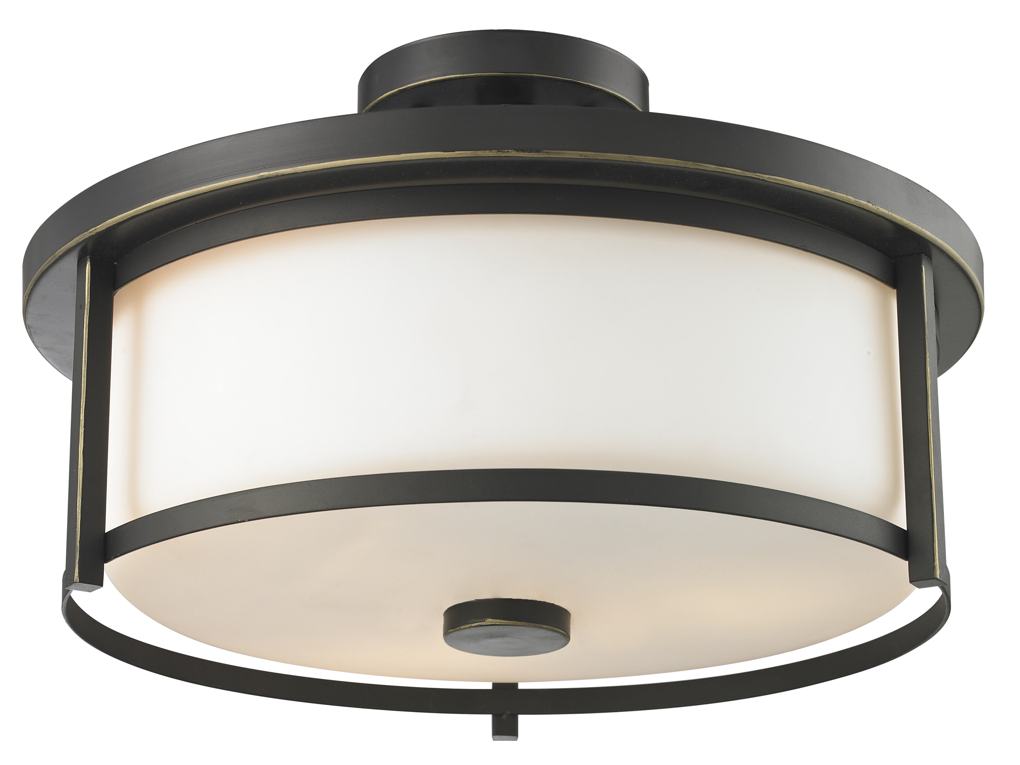 Z-Lite - 413SF16 - Three Light Semi Flush Mount - Savannah - Olde Bronze