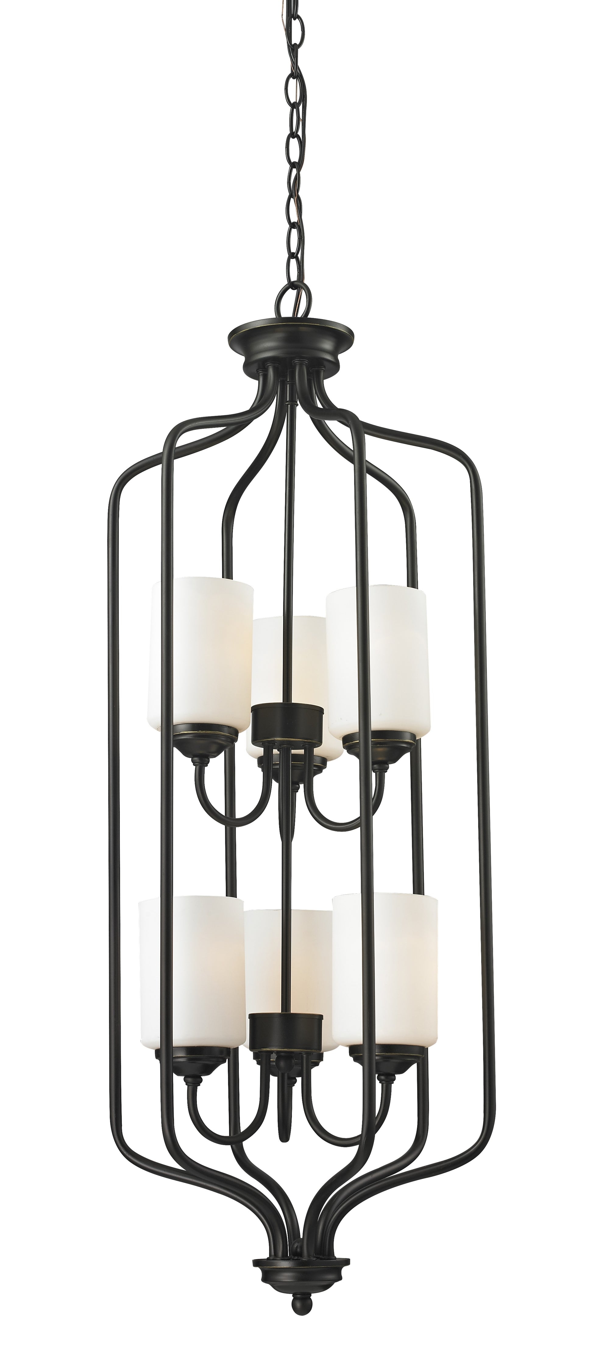 Z-Lite - 414-40 - Six Light Chandelier - Cardinal - Olde Bronze