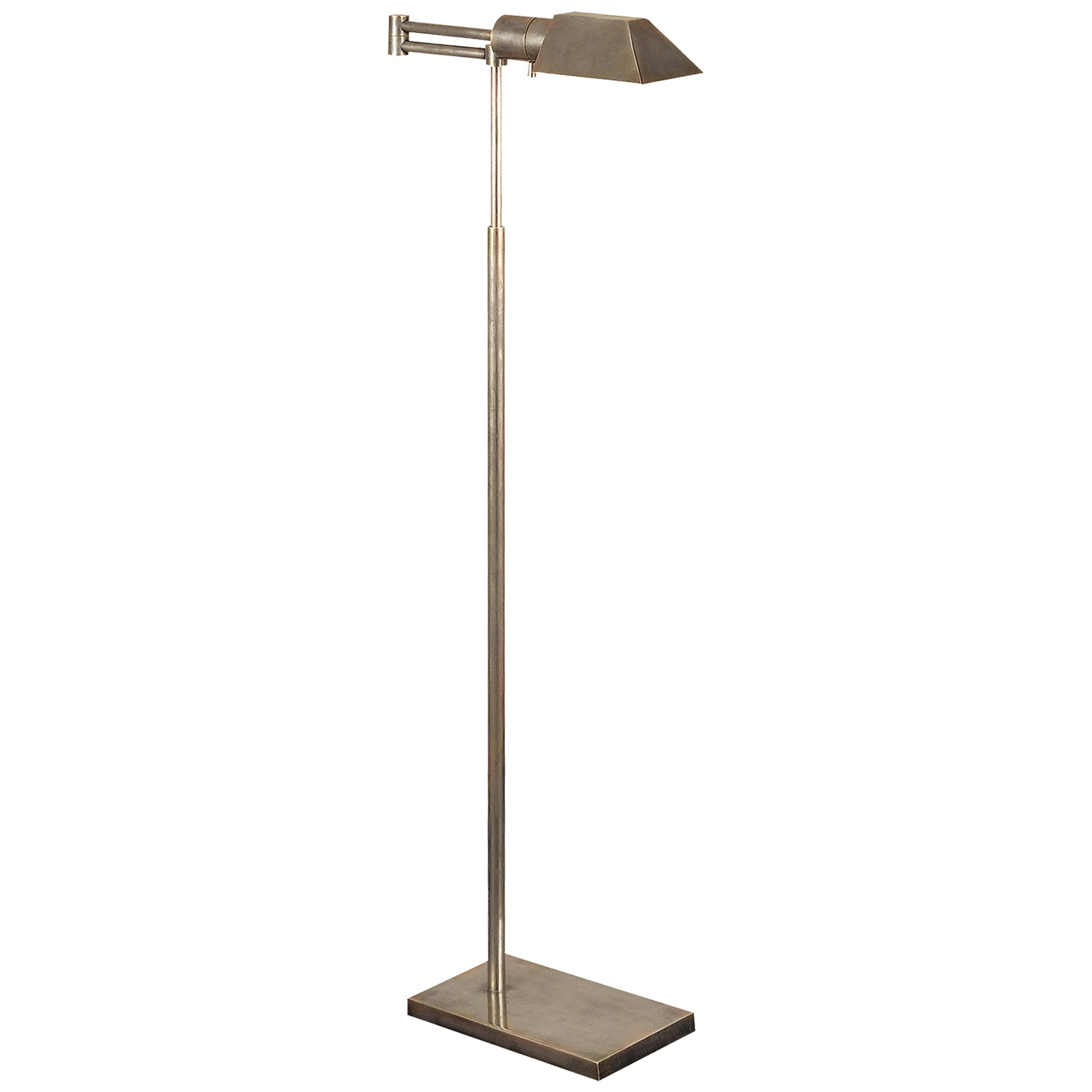 Visual Comfort Signature - 81134 AN - One Light Swing Arm Floor Lamp - VC CLASSIC - Antique Nickel