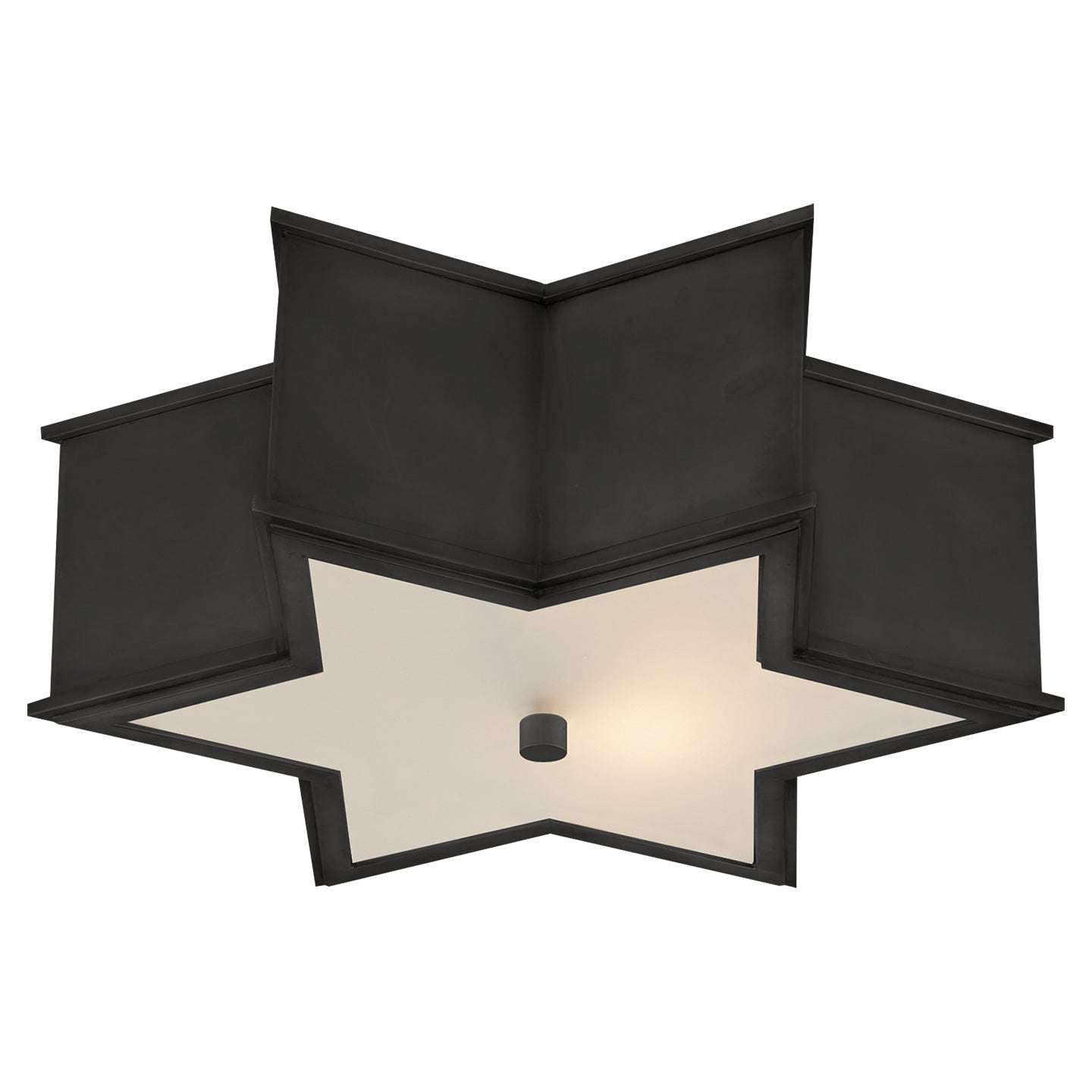 Visual Comfort Signature - AH 4017GM-FG - Three Light Flush Mount - Sophia - Gun Metal