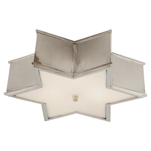 Visual Comfort Signature - AH 4017PN-FG - Three Light Flush Mount - Sophia - Polished Nickel