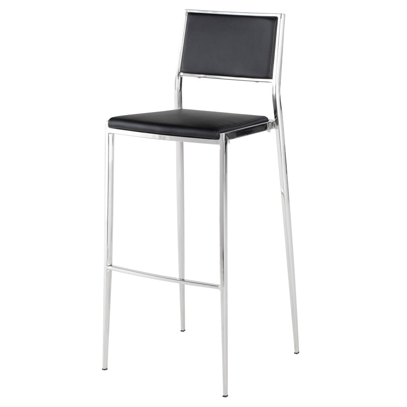 Nuevo - HGBO177 - Bar Stool - Aaron - Black