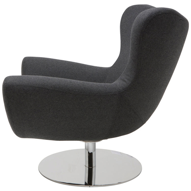 Nuevo - HGDJ755 - Occasional Chair - Conner - Dark Grey