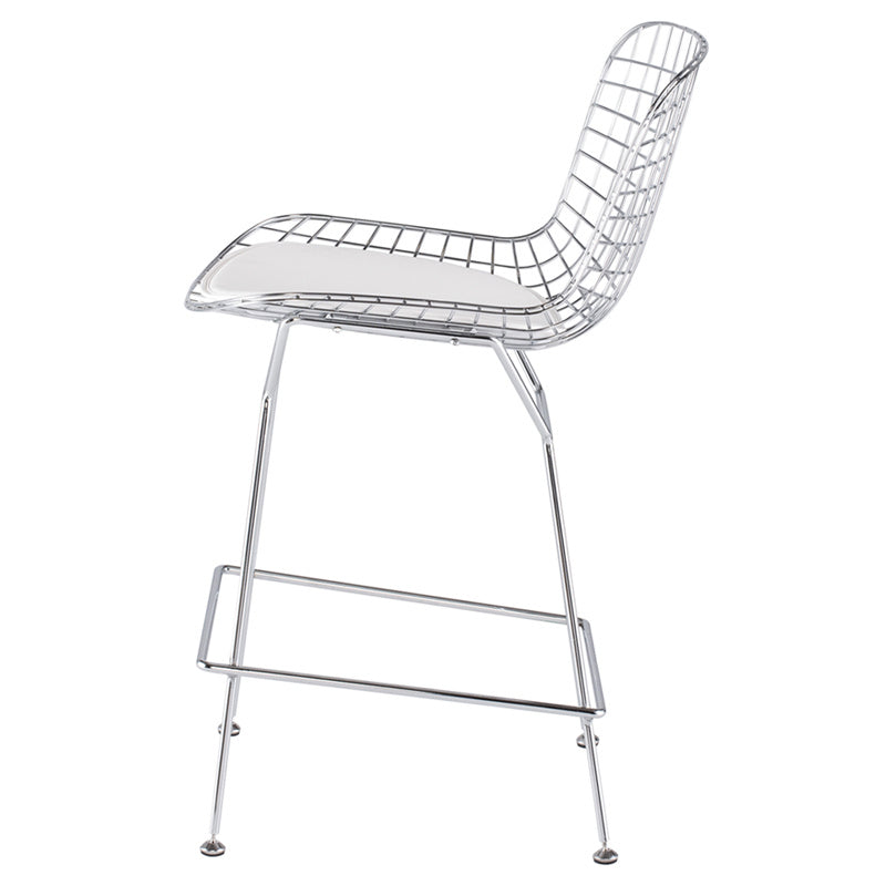 Nuevo - HGGA257 - Counter Stool - Wireback - White