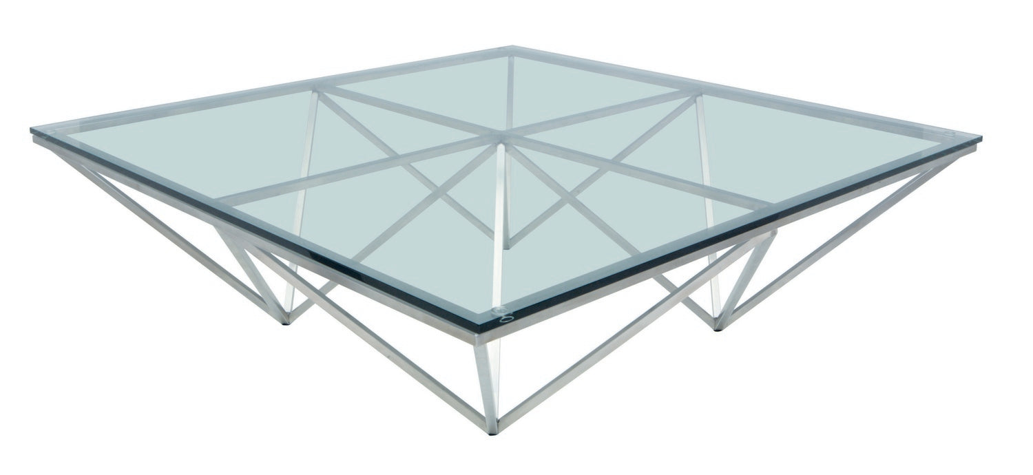 Nuevo - HGTA665 - Coffee Table - Origami - Silver