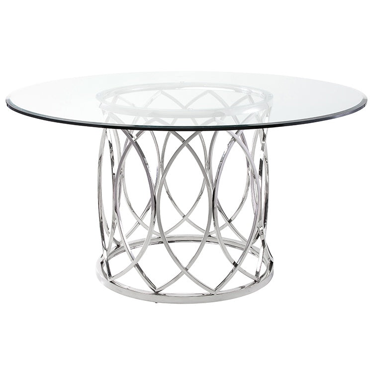 Nuevo - HGTB236 - Dining Table - Juliette - Silver