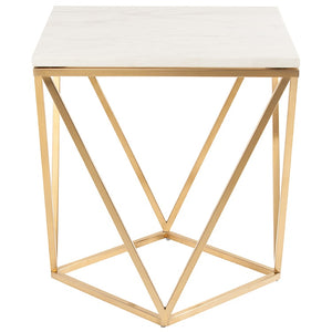 Nuevo - HGTB263 - Side Table - Jasmine - White