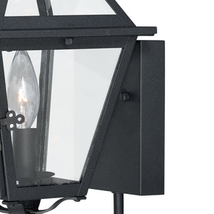 Vaxcel - T0078 - One Light Outdoor Wall Mount - Nottingham - Textured Black