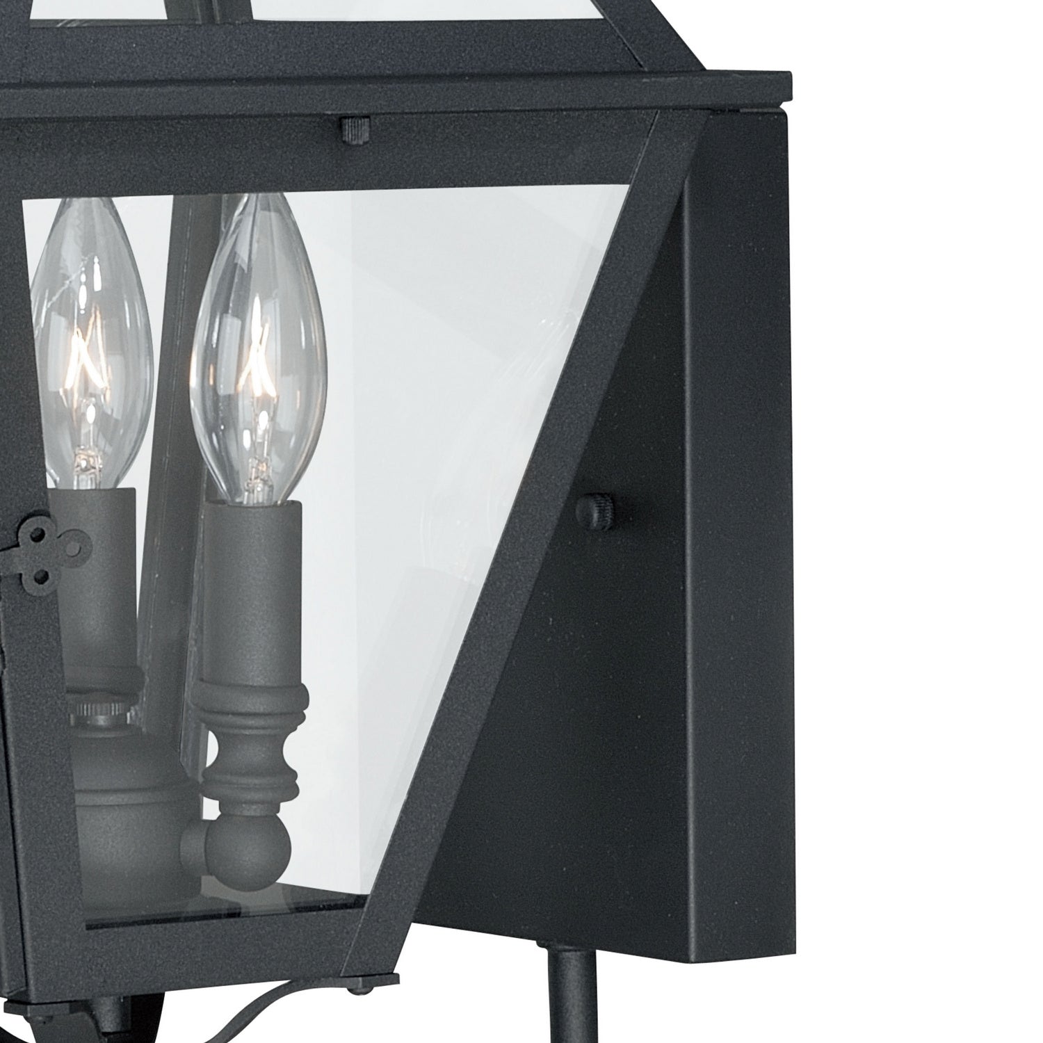 Vaxcel - T0079 - Three Light Outdoor Wall Mount - Nottingham - Textured Black