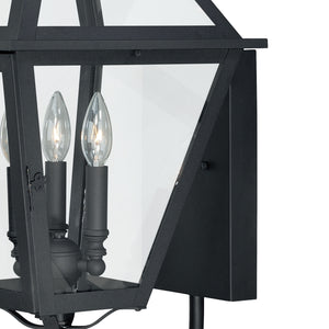 Vaxcel - T0080 - Three Light Outdoor Wall Mount - Nottingham - Textured Black