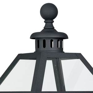 Vaxcel - T0080 - Three Light Outdoor Wall Mount - Nottingham - Textured Black