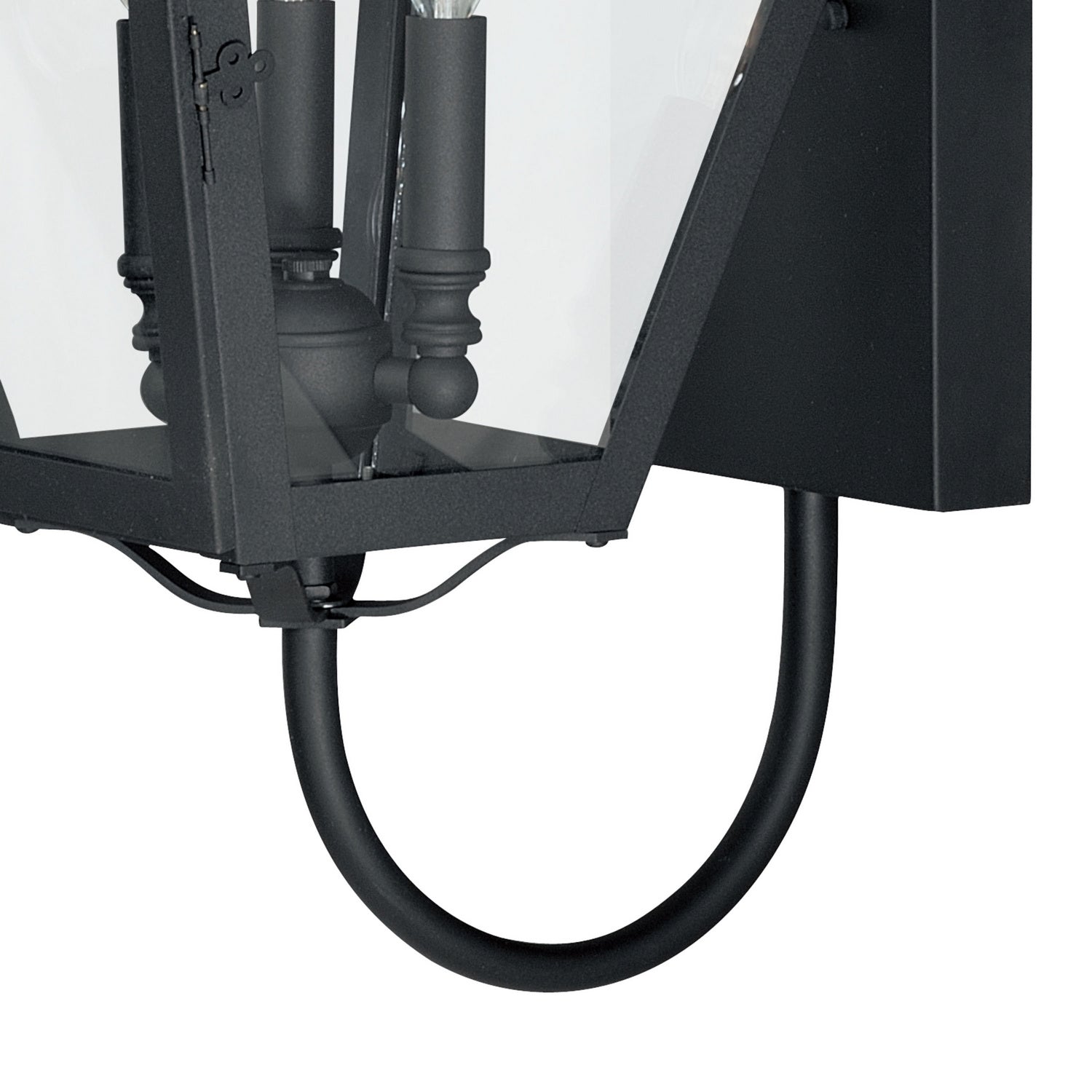 Vaxcel - T0080 - Three Light Outdoor Wall Mount - Nottingham - Textured Black