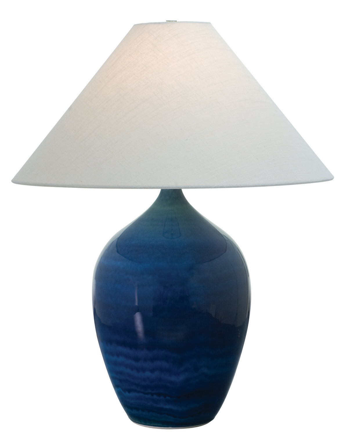 House of Troy - GS190-BG - One Light Table Lamp - Scatchard - Blue Gloss