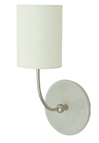 House of Troy - GS775-SNGG - One Light Wall Sconce - Scatchard - Gray Gloss and Satin Nickel