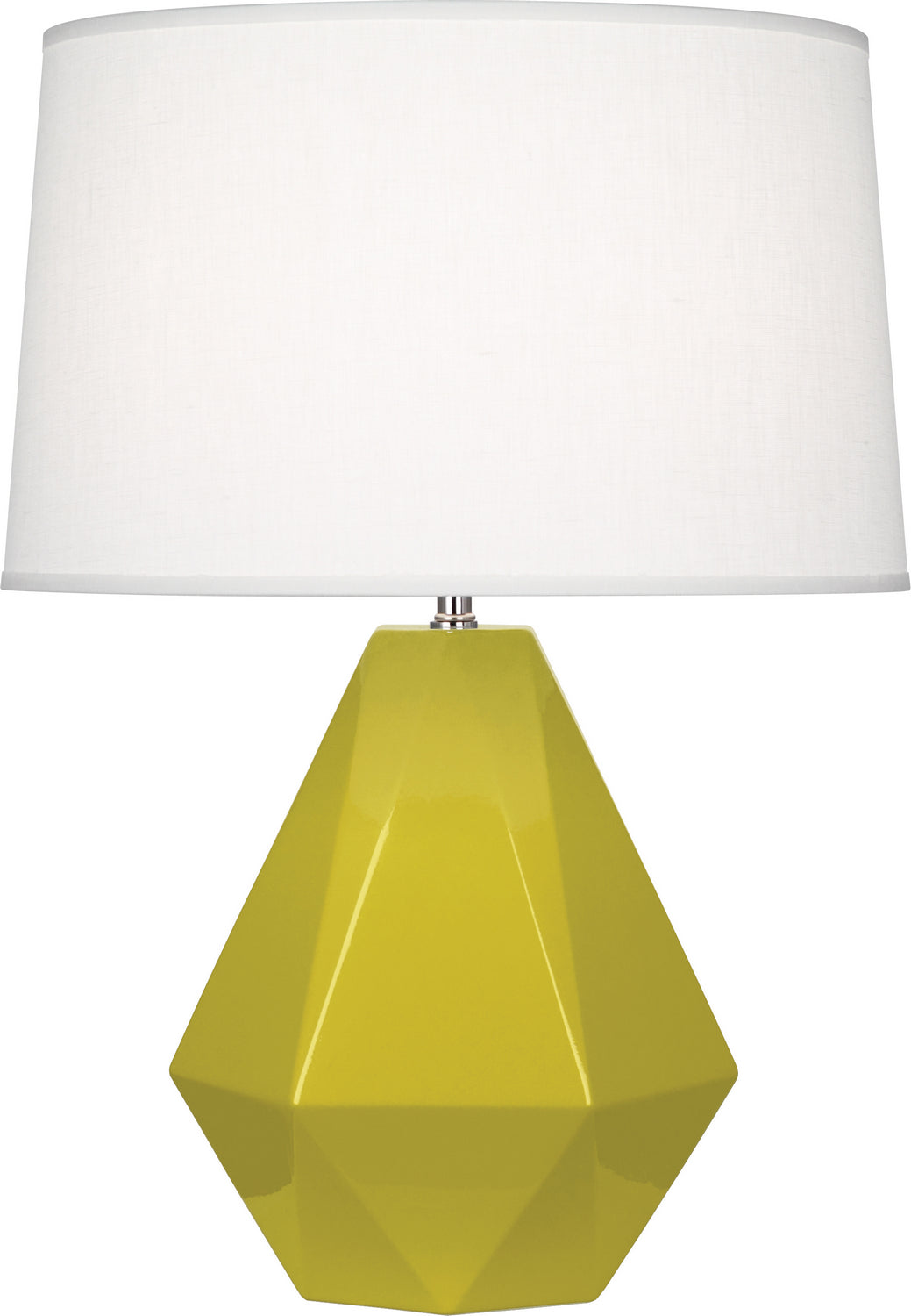 Robert Abbey - CI930 - One Light Table Lamp - Delta - Citron Glazed Ceramic