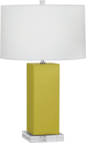 Robert Abbey - CI995 - One Light Table Lamp - Harvey - Citron Glazed Ceramic