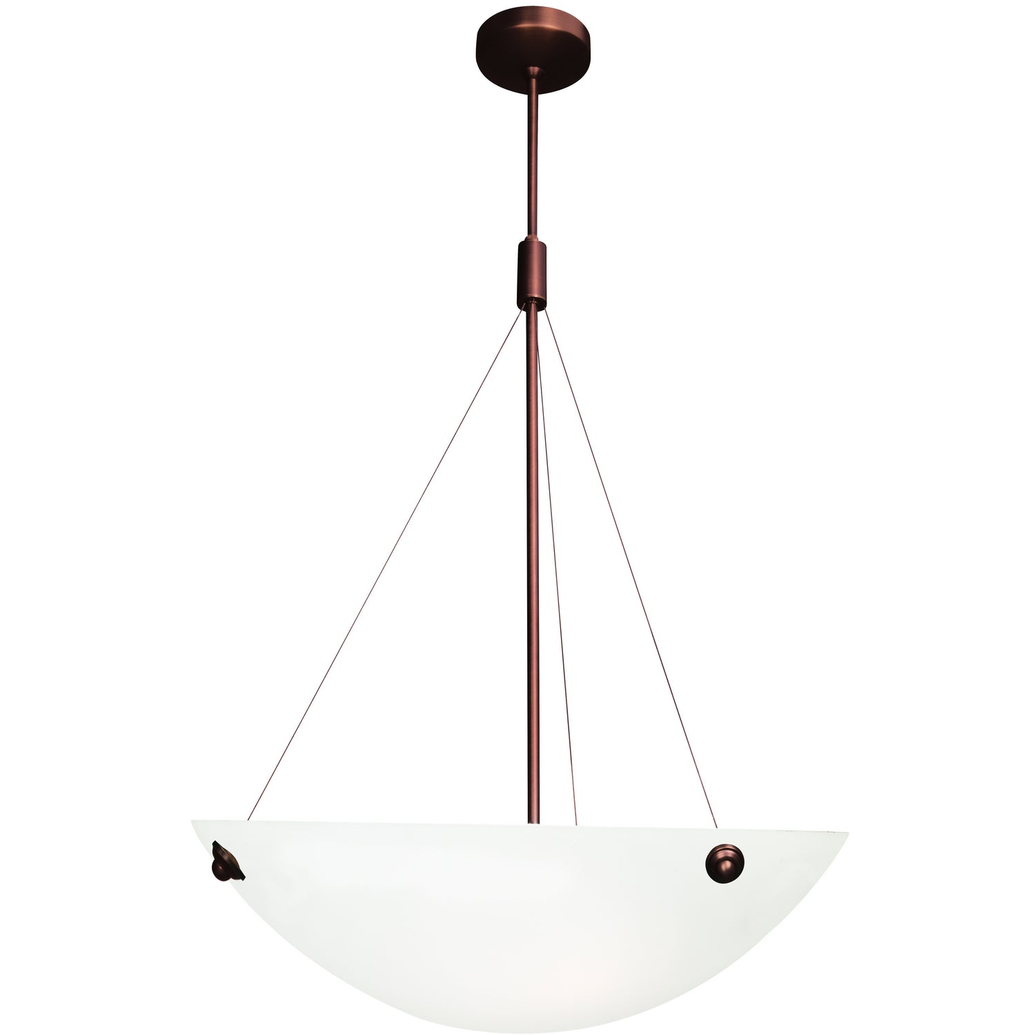 Access - 23072-BRZ/WHT - Four Light Pendant - Noya - Bronze