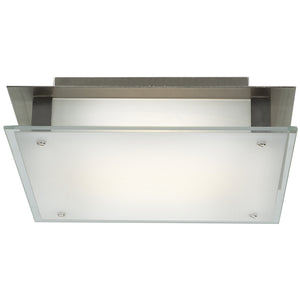 Access - 50031LEDD-BS/FST - LED Flush Mount - Vision SQ - Brushed Steel