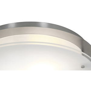 Access - 50038LEDD-BS/FST - LED Flush Mount - Vision Round - Brushed Steel