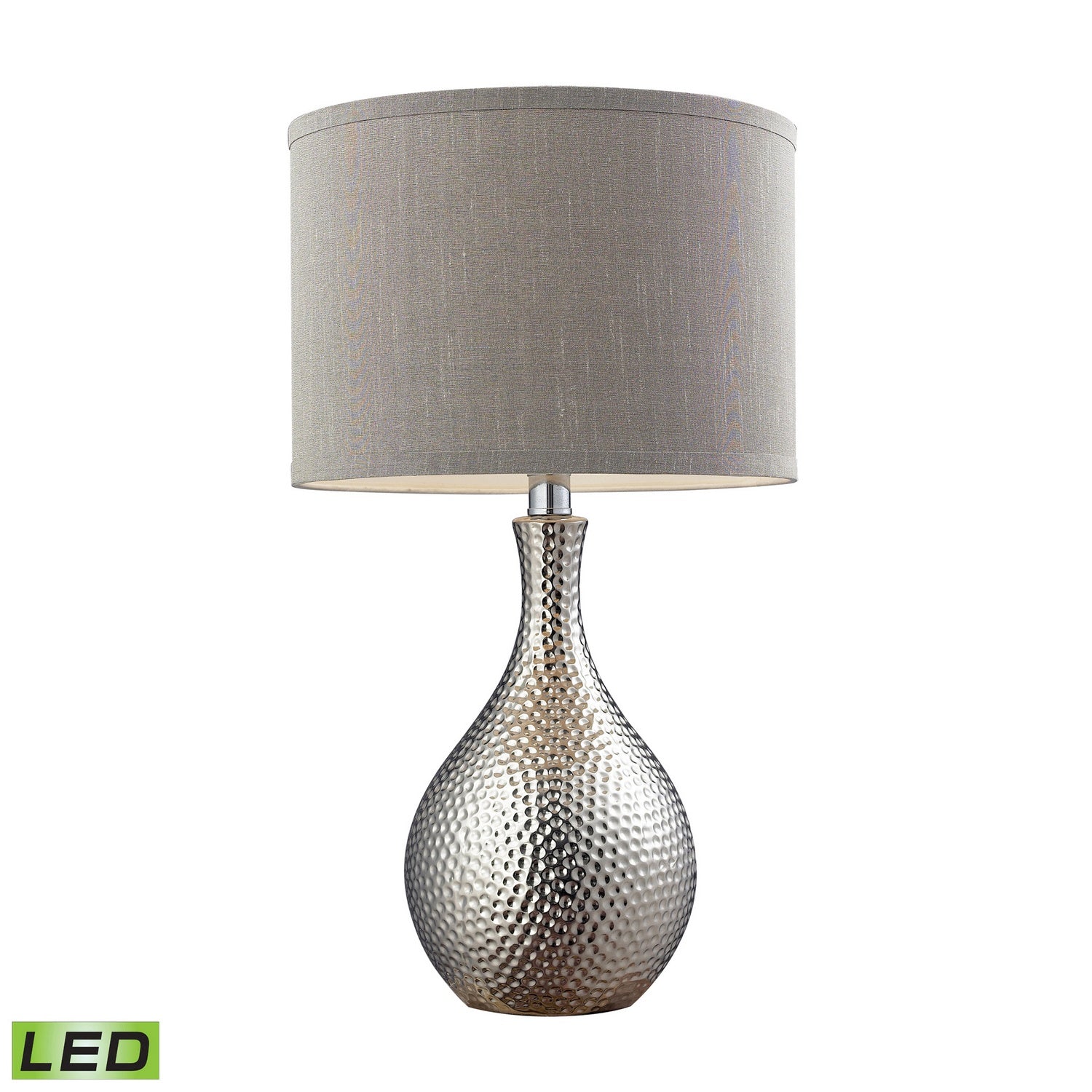 ELK Home - D124-LED - LED Table Lamp - Hammered Chrome - Chrome