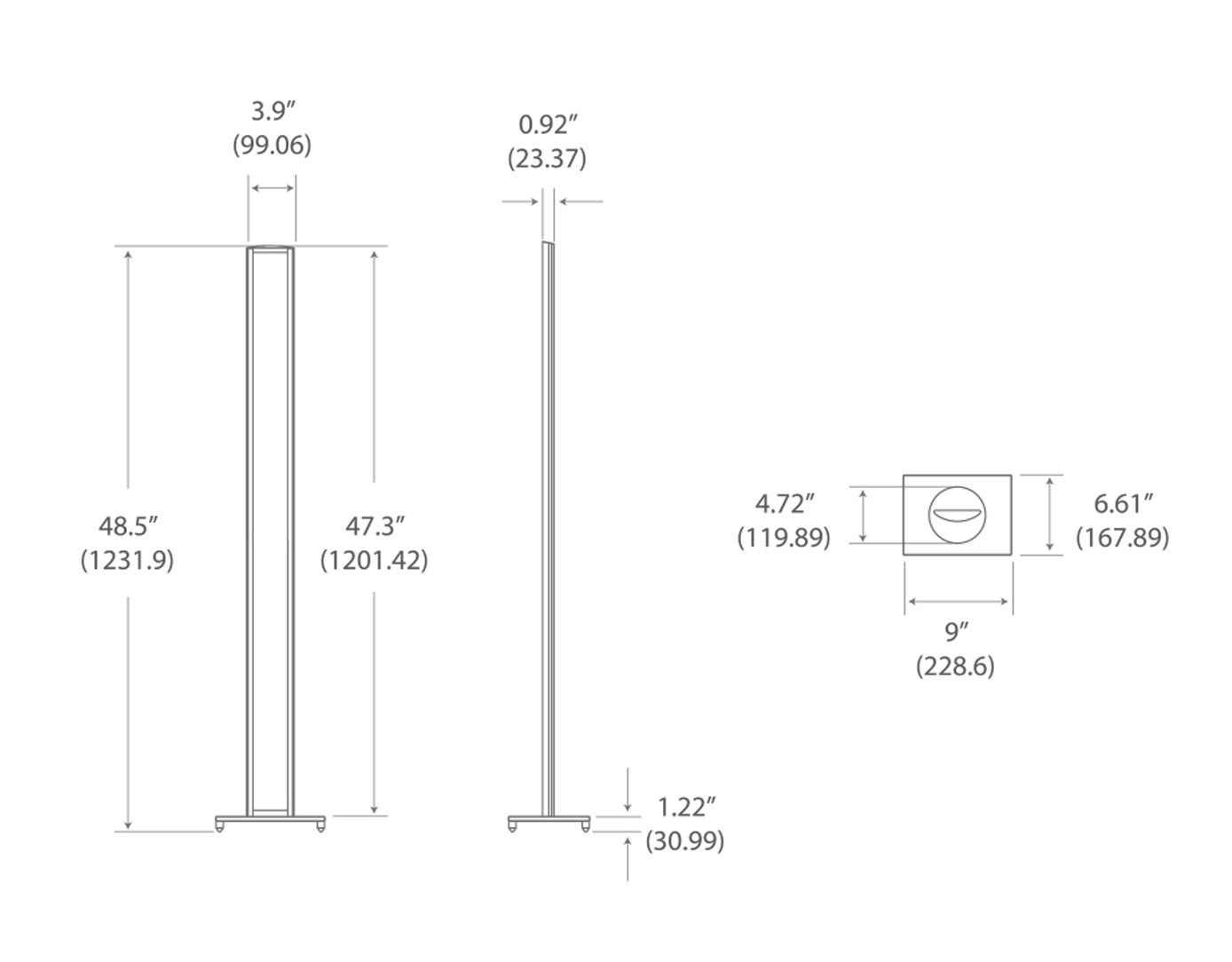 Koncept - MC1-WHT-FLR - LED Floor Lamp - Tono - White