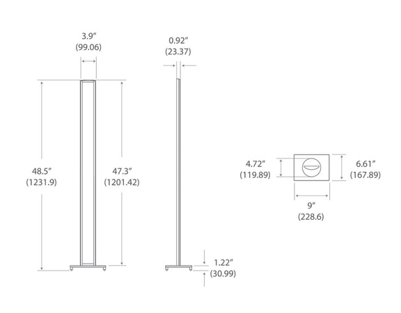 Koncept - MC1-WHT-FLR - LED Floor Lamp - Tono - White