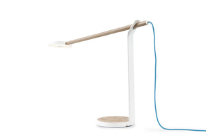 Koncept - GR1-W-WOB-MWT-DSK - LED Desk Lamp - Gravy - White Oak/Matte White