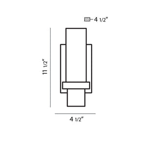 Eurofase - 23277-038 - One Light Wall Sconce - Pillar - Chrome