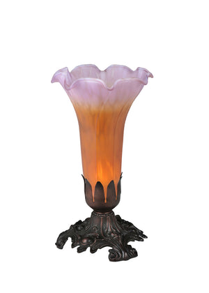 Meyda Tiffany - 11295 - One Light Accent Lamp - Amber/Purple - Antique