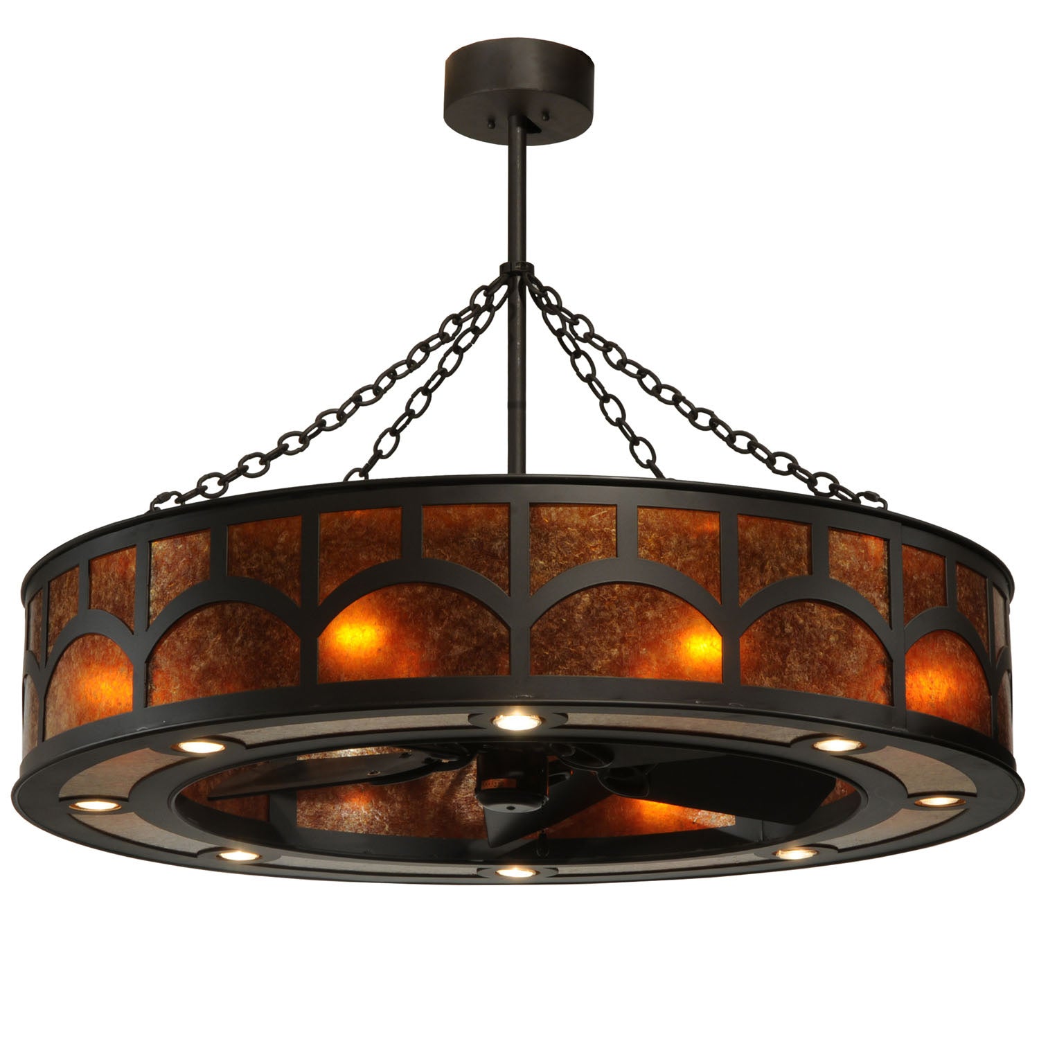 Meyda Tiffany - 114414 - 16 Light Chandelier - Mission - Oil Rubbed Bronze