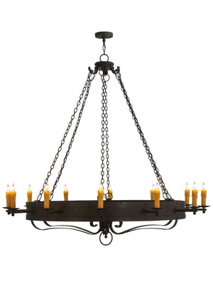 Meyda Tiffany - 115557 - 12 Light Chandelier - Parnella - Coffee Bean