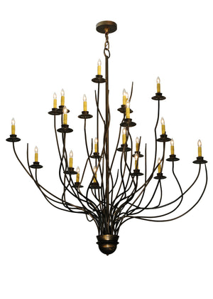 Meyda Tiffany - 123017 - 22 Light Chandelier - Sycamore - Antique Copper